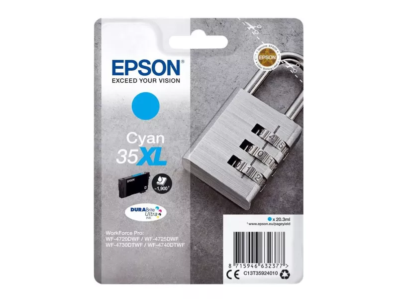 Cartuccia Originale Epson T359240 (Ciano 1900 pagine) Cartuccia Originale Epson T359240 (Ciano 1900 pagine)