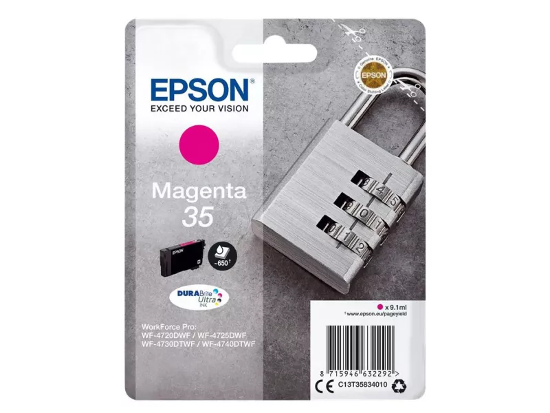 Cartuccia Originale Epson T358340 (Magenta 650 pagine) Cartuccia Originale Epson T358340 (Magenta 650 pagine)