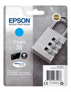 Cartuccia Originale Epson T358240 (Ciano 650 pagine)