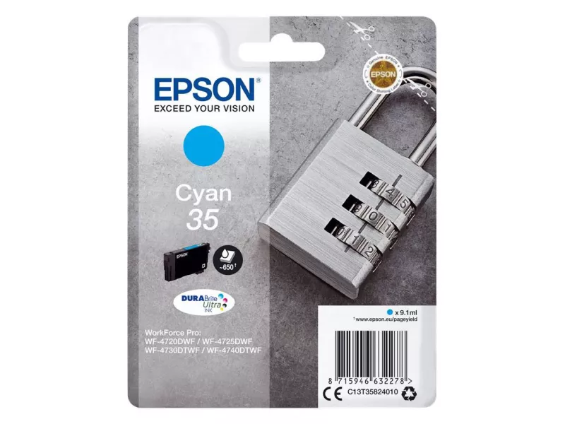 Cartuccia Originale Epson T358240 (Ciano 650 pagine) Cartuccia Originale Epson T358240 (Ciano 650 pagine)