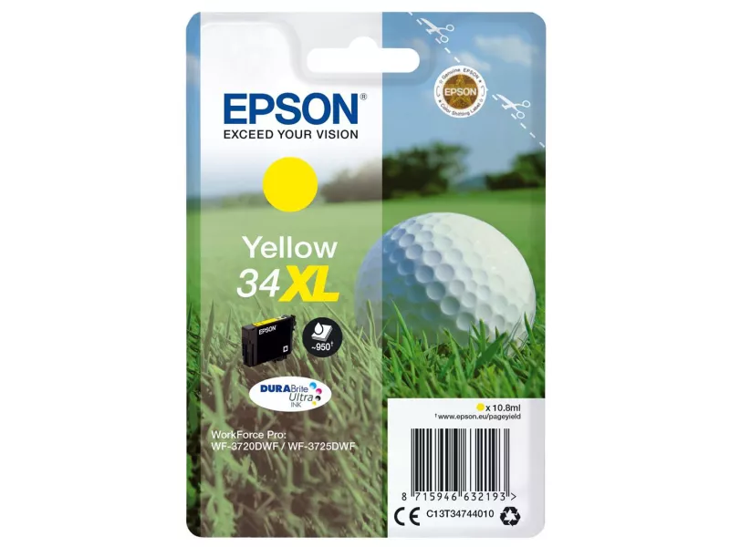 Cartuccia Originale Epson T347440 (Giallo 950 pagine) Cartuccia Originale Epson T347440 (Giallo 950 pagine)
