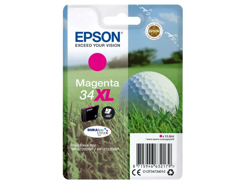 Cartuccia Originale Epson T347340 (Magenta 950 pagine) Cartuccia Originale Epson T347340 (Magenta 950 pagine)