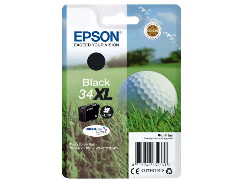 Cartuccia Originale Epson T347140 34XL (Nero 1100 pagine) Cartuccia Originale Epson T347140 34XL (Nero 1100 pagine)