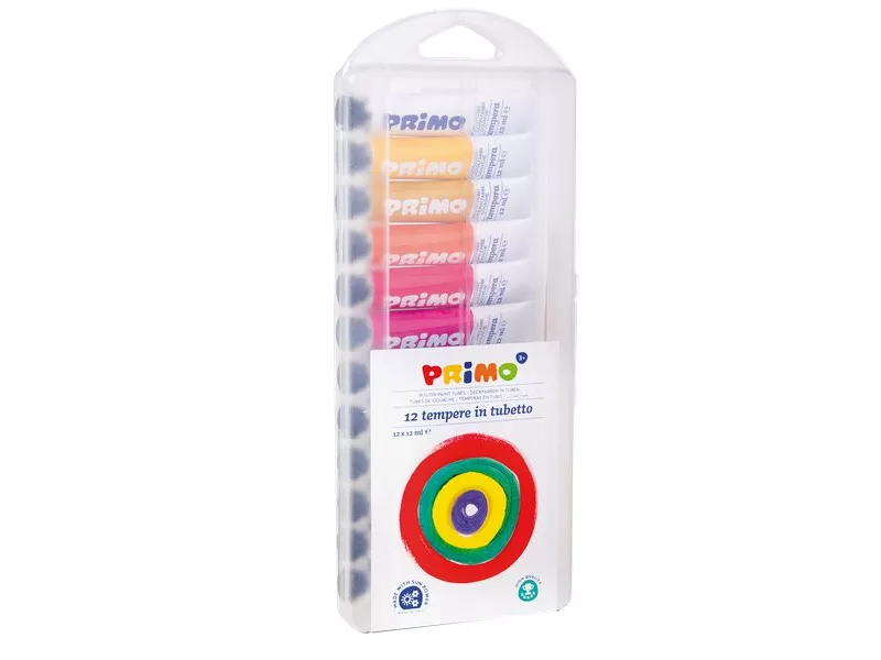 Tubetto Tempera Primo - 12 ml - Assortiti (Conf. 12) Tubetto Tempera Primo - 12 ml - Assortiti (Conf. 12)