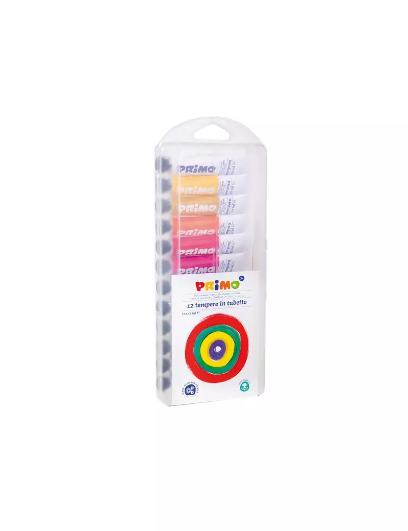 Tubetto Tempera Primo - 12 ml - Assortiti (Conf. 12) Tubetto Tempera Primo - 12 ml - Assortiti (Conf. 12)