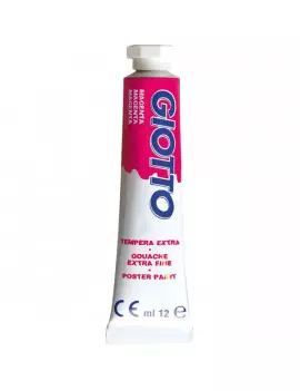 Tubetto Tempera Giotto - 12 ml - Rosso Magenta (Conf. 6)