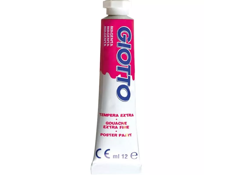 Tubetto Tempera Giotto - 12 ml - Rosso Magenta (Conf. 6) Tubetto Tempera Giotto - 12 ml - Rosso Magenta (Conf. 6)
