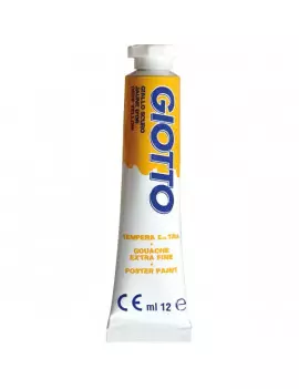 Tubetto Tempera Giotto - 12 ml - Giallo Scuro (Conf. 6)