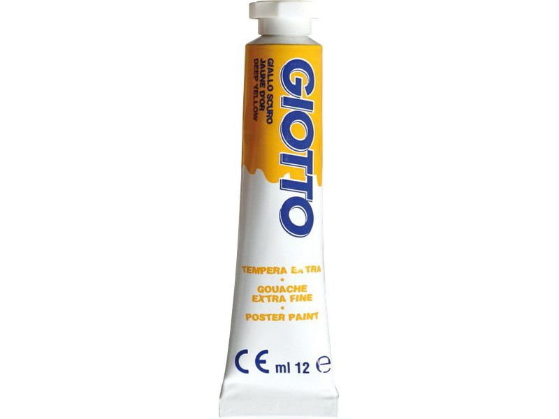 Tubetto Tempera Giotto - 12 ml - Giallo Scuro (Conf. 6) Tubetto Tempera Giotto - 12 ml - Giallo Scuro (Conf. 6)