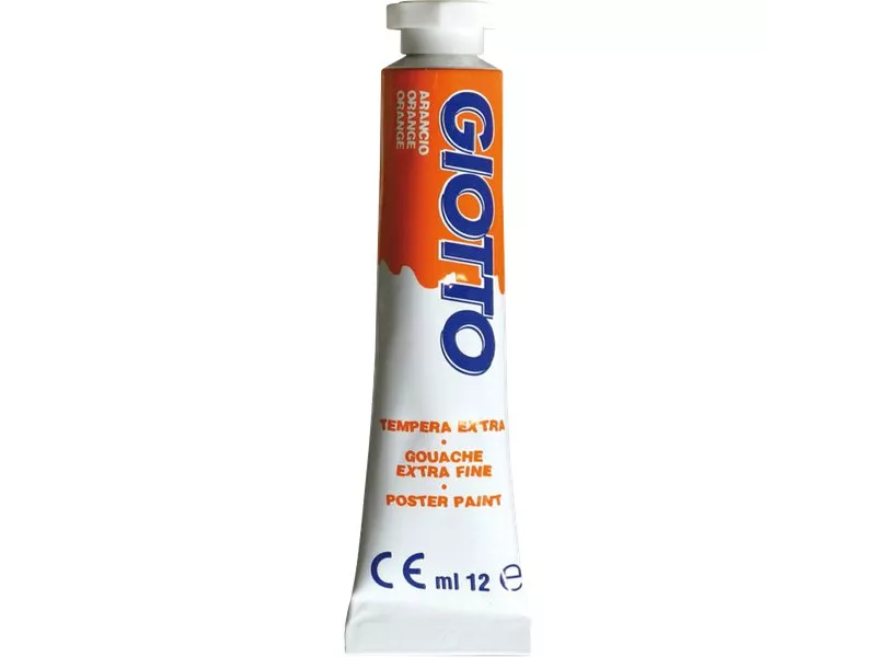 Tubetto Tempera Giotto - 12 ml - Arancione (Conf. 6) Tubetto Tempera Giotto - 12 ml - Arancione (Conf. 6)
