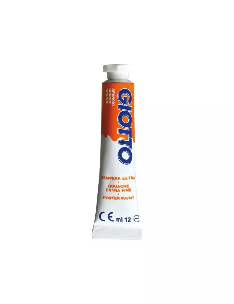Tubetto Tempera Giotto - 12 ml - Arancione (Conf. 6) Tubetto Tempera Giotto - 12 ml - Arancione (Conf. 6)