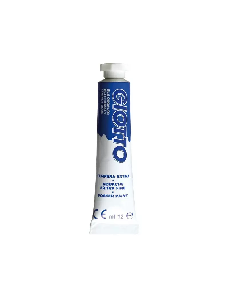 Tubetto Tempera Giotto - 12 ml - Blu Cobalto (Conf. 6)