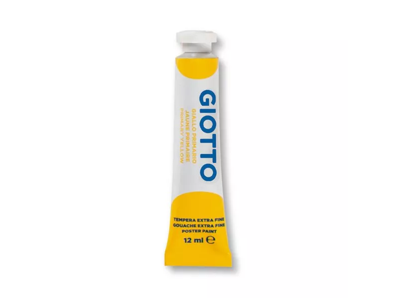 Tubetto Tempera Giotto - 12 ml - Giallo Primario (Conf. 6) Tubetto Tempera Giotto - 12 ml - Giallo Primario (Conf. 6)