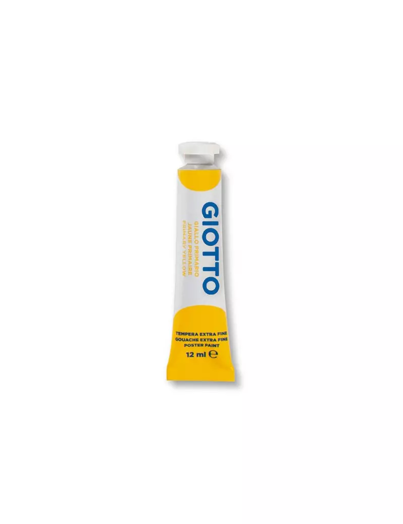Tubetto Tempera Giotto - 12 ml - Giallo Primario (Conf. 6) Tubetto Tempera Giotto - 12 ml - Giallo Primario (Conf. 6)