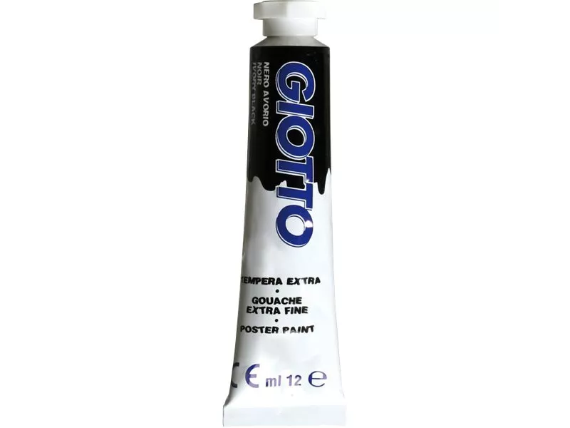 Tubetto Tempera Giotto - 12 ml - Nero Avorio (Conf. 6) Tubetto Tempera Giotto - 12 ml - Nero Avorio (Conf. 6)