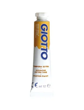 Tubetto Tempera Giotto - 12 ml - Giallo Ocra (Conf. 6)