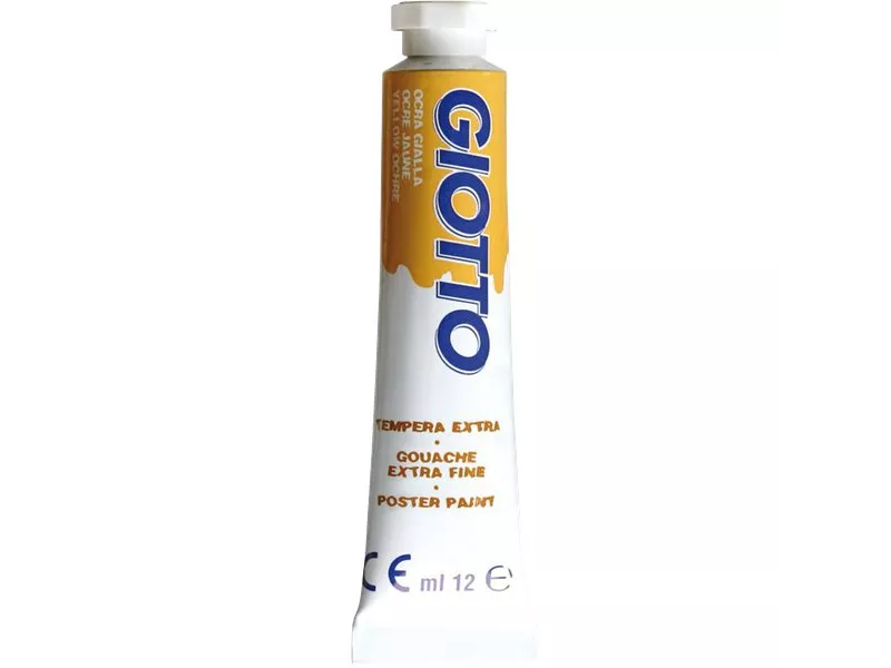 Tubetto Tempera Giotto - 12 ml - Giallo Ocra (Conf. 6) Tubetto Tempera Giotto - 12 ml - Giallo Ocra (Conf. 6)