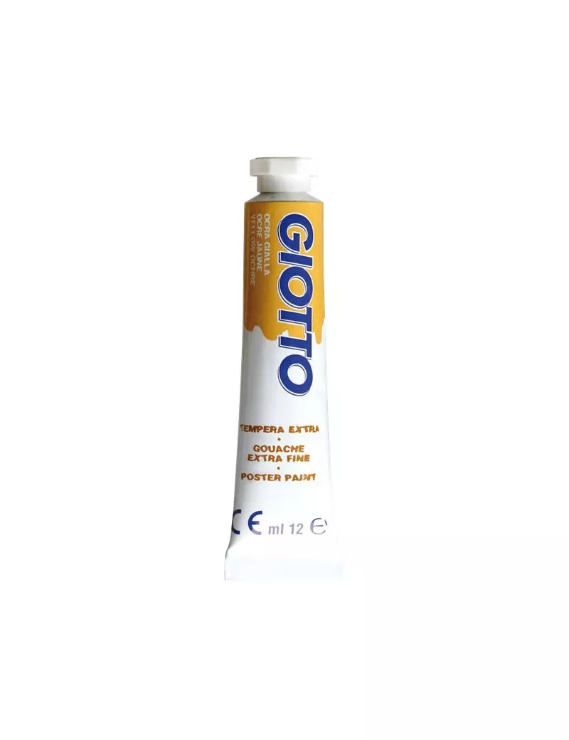 Tubetto Tempera Giotto - 12 ml - Giallo Ocra (Conf. 6)