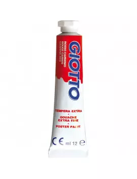 Tubetto Tempera Giotto - 12 ml - Rosso Carminio (Conf. 6)