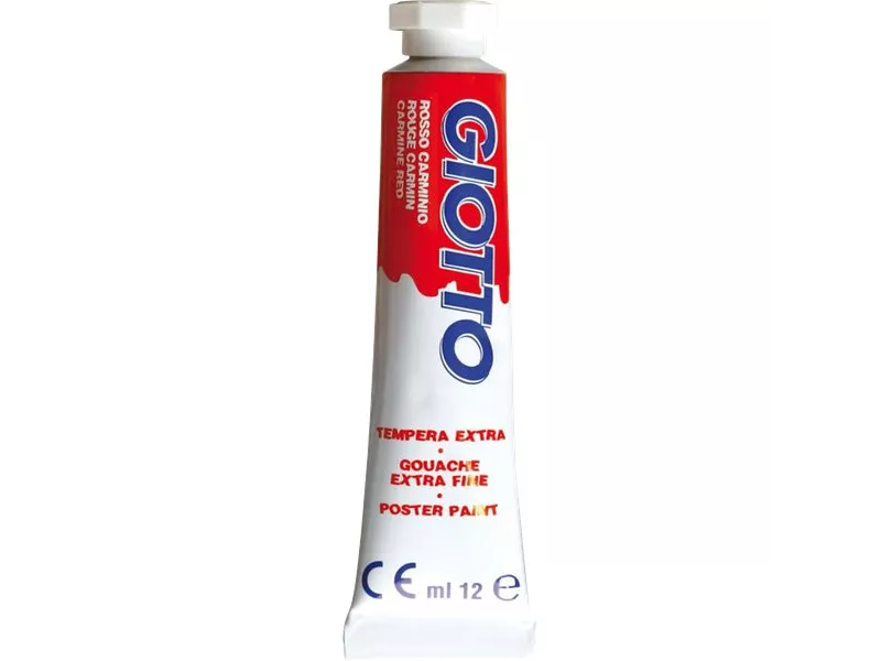 Tubetto Tempera Giotto - 12 ml - Rosso Carminio (Conf. 6) Tubetto Tempera Giotto - 12 ml - Rosso Carminio (Conf. 6)