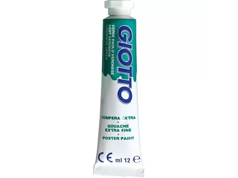 Tubetto Tempera Giotto - 12 ml - Verde Veronese (Conf. 6) Tubetto Tempera Giotto - 12 ml - Verde Veronese (Conf. 6)