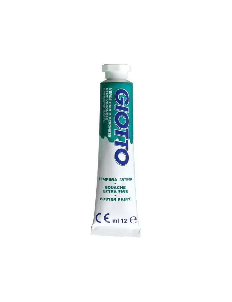 Tubetto Tempera Giotto - 12 ml - Verde Veronese (Conf. 6) Tubetto Tempera Giotto - 12 ml - Verde Veronese (Conf. 6)