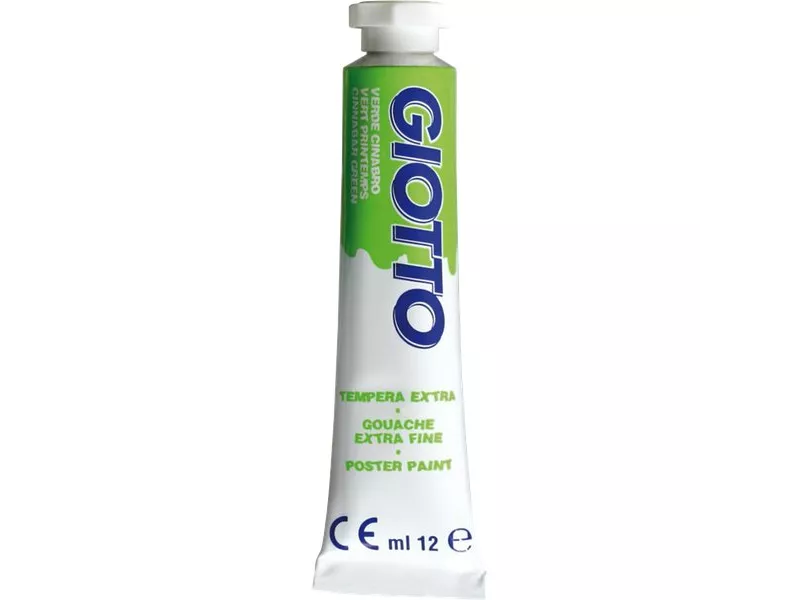 Tubetto Tempera Giotto - 12 ml - Verde Cinabro (Conf. 6) Tubetto Tempera Giotto - 12 ml - Verde Cinabro (Conf. 6)