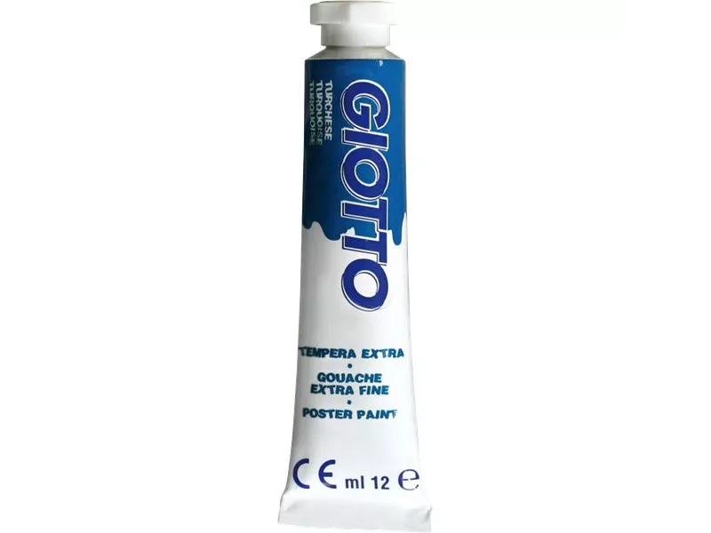 Tubetto Tempera Giotto - 12 ml - Turchese (Conf. 6) Tubetto Tempera Giotto - 12 ml - Turchese (Conf. 6)