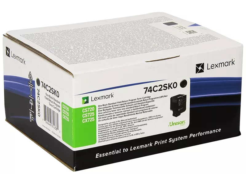 Toner Originale Lexmark 74C2SK0 (Nero 7000 pagine) Toner Originale Lexmark 74C2SK0 (Nero 7000 pagine)