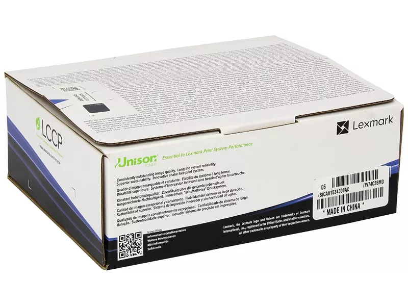 Toner Originale Lexmark 74C2SM0 (Magenta 7000 pagine) Toner Originale Lexmark 74C2SM0 (Magenta 7000 pagine)