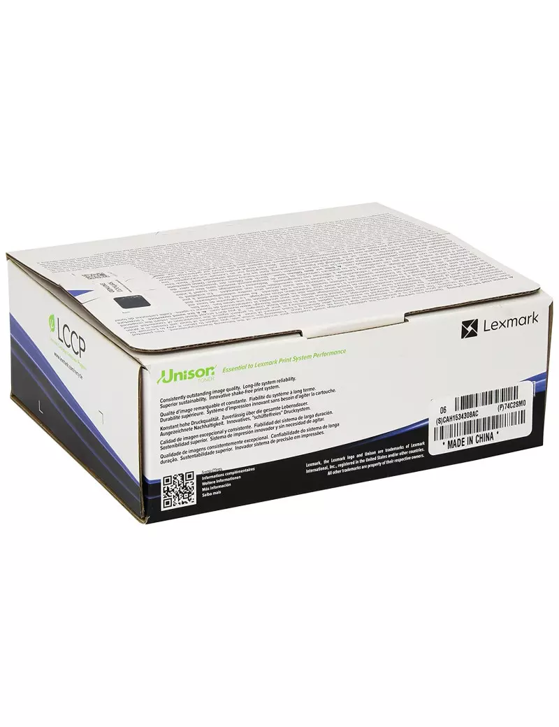 Toner Originale Lexmark 74C2SM0 (Magenta 7000 pagine) Toner Originale Lexmark 74C2SM0 (Magenta 7000 pagine)