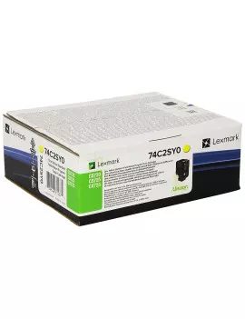 Toner Originale Lexmark 74C2SY0 (Giallo 7000 pagine)