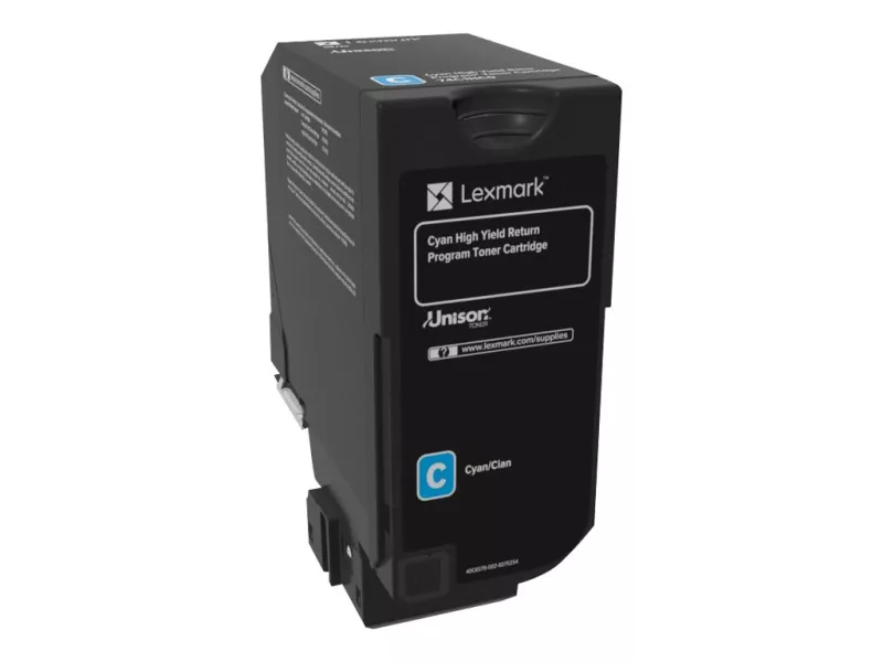 Toner Originale Lexmark 74C2HC0 (Ciano 12000 pagine) Toner Originale Lexmark 74C2HC0 (Ciano 12000 pagine)