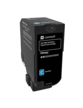 Toner Originale Lexmark 84C2HC0 (Ciano 16000 pagine)