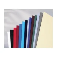 Copertine in Cartoncino per Rilegatura GBC - A4 - Goffrato - Rosso Scuro (Conf. 100)