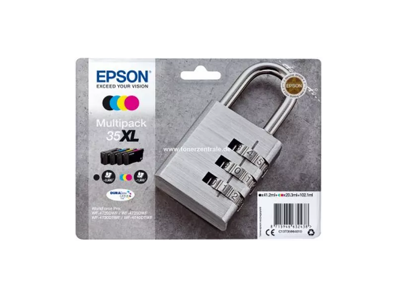 Multipack Cartucce Originali Epson T359640 35XL (Nero e Colori XL) Multipack Cartucce Originali Epson T359640 35XL (Nero e Colori XL)