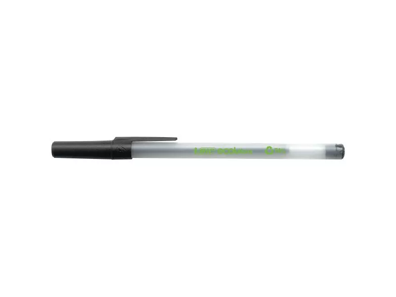 Penna a Sfera Ecolution Round Stic Bic - 1 mm - Nero