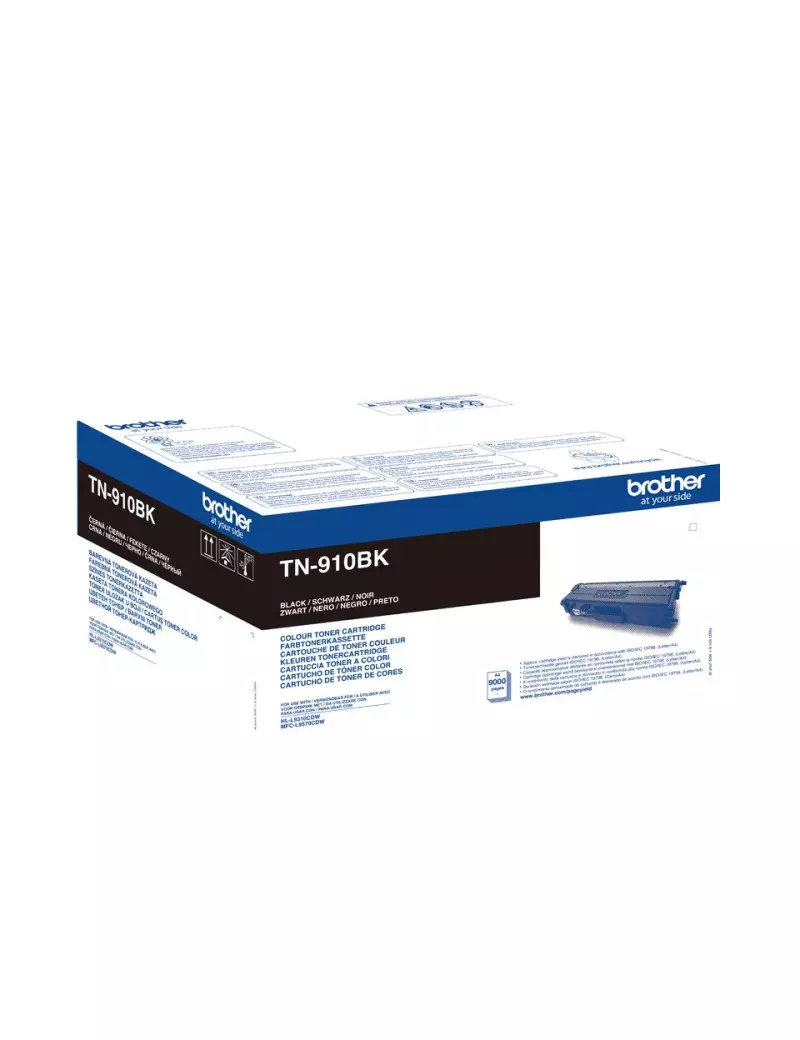 Toner Originale Brother TN-910BK (Nero 9000 pagine)