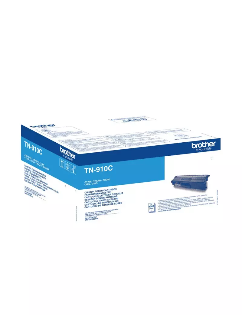 Toner Originale Brother TN-910C (Ciano 9000 pagine) Toner Originale Brother TN-910C (Ciano 9000 pagine)