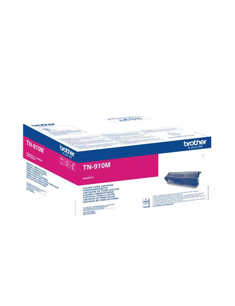 Toner Originale Brother TN-910M (Magenta 9000 pagine) Toner Originale Brother TN-910M (Magenta 9000 pagine)