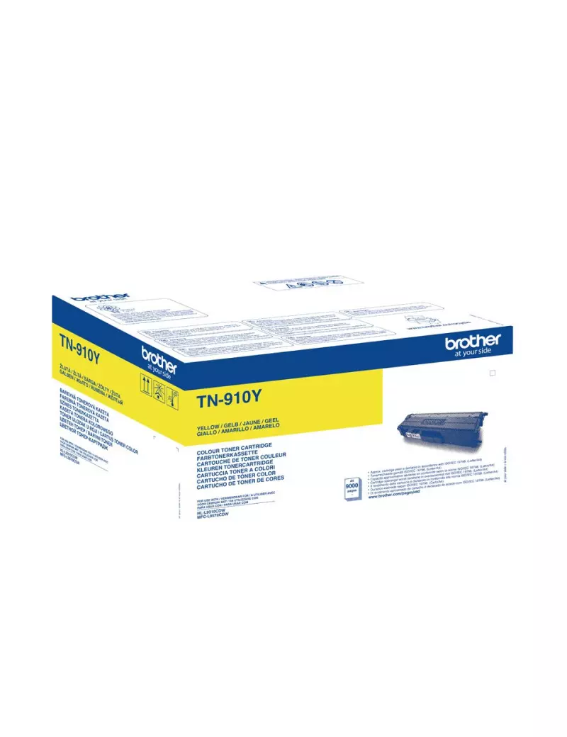 Toner Originale Brother TN-910Y (Giallo 9000 pagine) Toner Originale Brother TN-910Y (Giallo 9000 pagine)