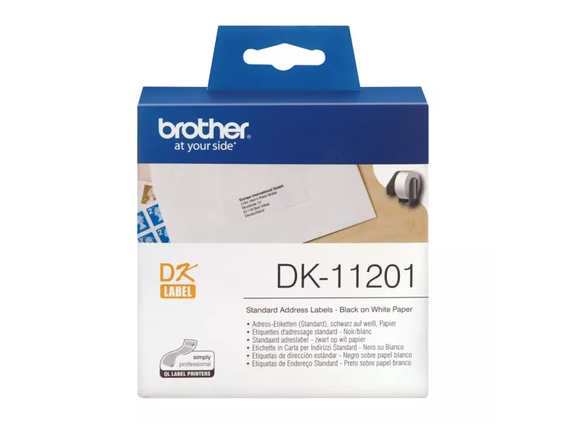 Etichette Adesive in Carta Brother DK-11201 - 29x90 mm (Conf. 400) Etichette Adesive in Carta Brother DK-11201 - 29x90 mm (Conf. 400)