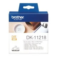 Etichette Adesive Brother DK-11218 - Ø24 mm (Conf. 1000)