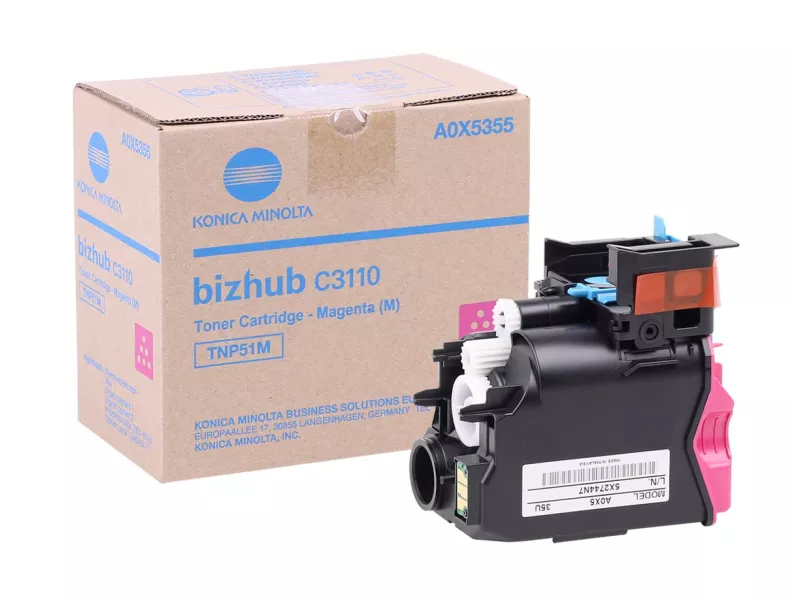 Toner Originale Konica Minolta TNP51M A0X5355 (Magenta 5000 pagine) Toner Originale Konica Minolta TNP51M A0X5355 (Magenta 5000 pagine)