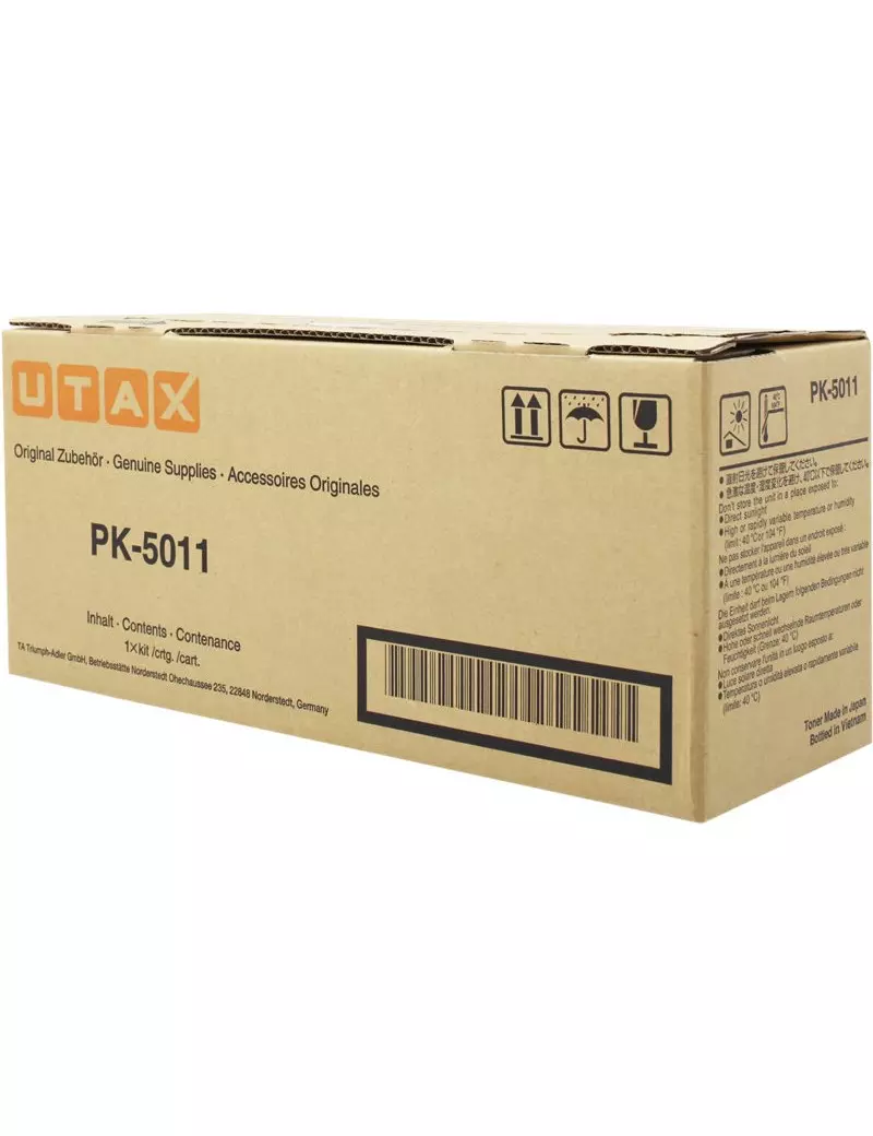 Toner Originale Utax PK-5011K 1T02NR0UT0 (Nero 7000 pagine) Toner Originale Utax PK-5011K 1T02NR0UT0 (Nero 7000 pagine)