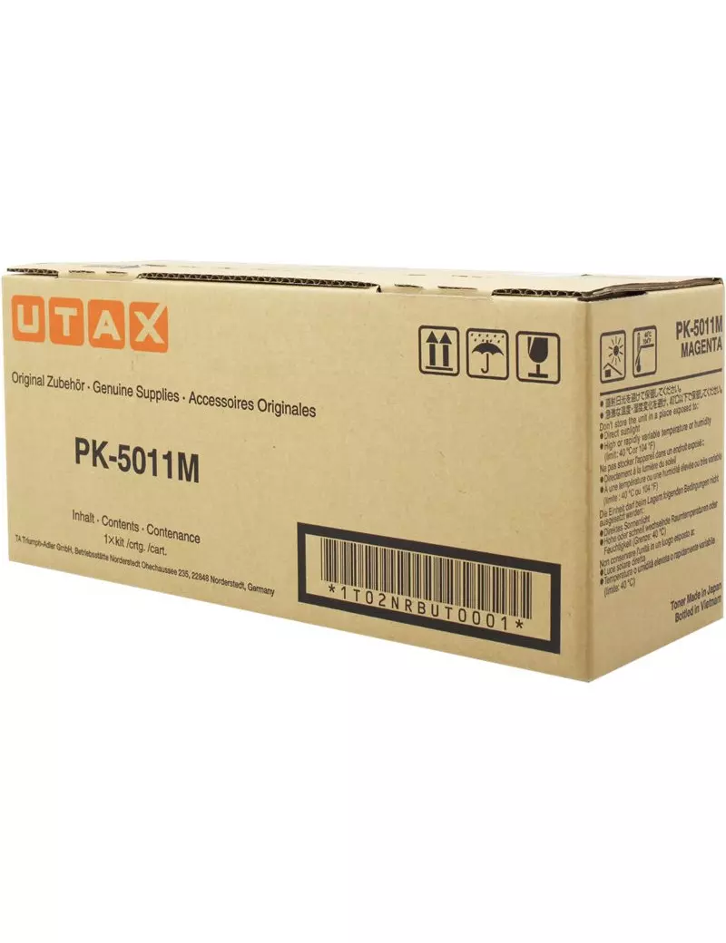Toner Originale Utax PK-5011M 1T02NRBUT0 (Magenta 5000 pagine) Toner Originale Utax PK-5011M 1T02NRBUT0 (Magenta 5000 pagine)