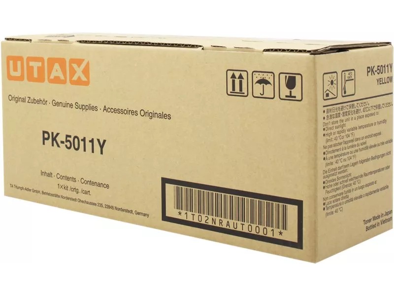 Toner Originale Utax PK-5011Y 1T02NRAUT0 (Giallo 5000 pagine) 