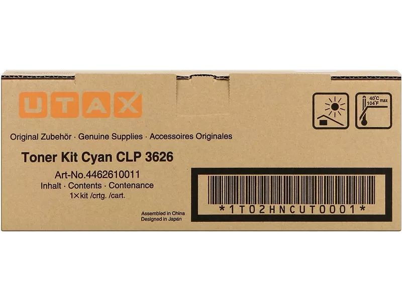 Toner Originale Utax 4462610011 (Ciano 10000 pagine)
