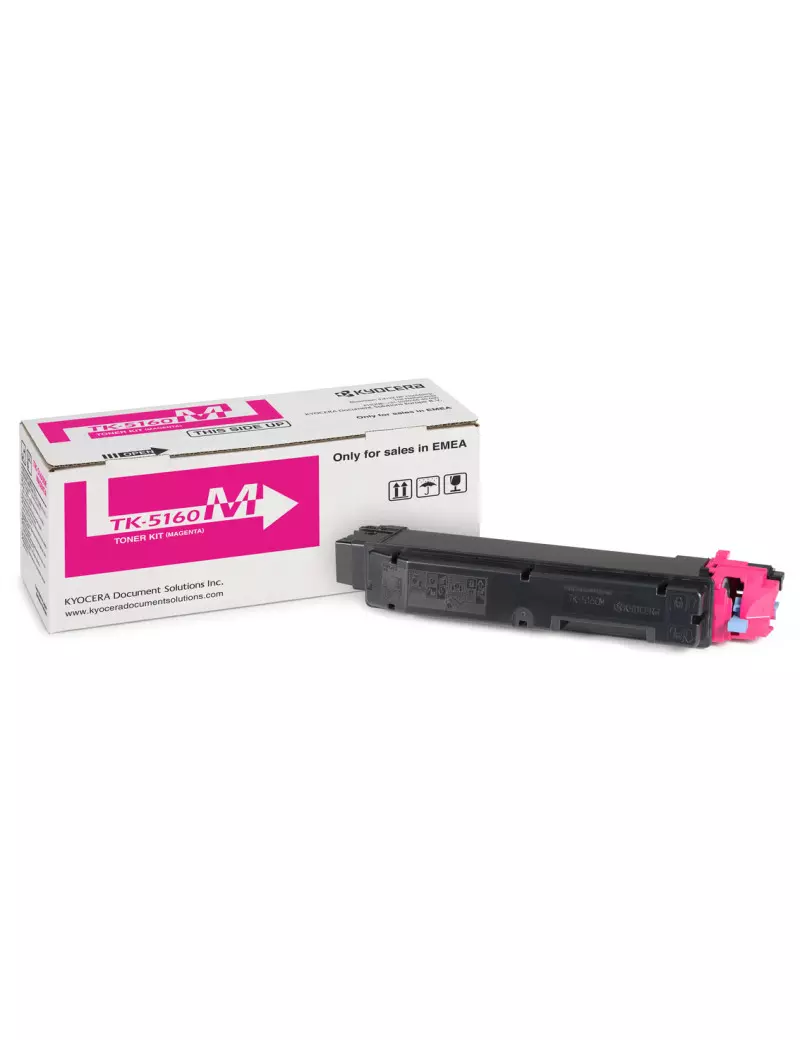 Toner Originale Kyocera TK-5160M 1T02NTBNL0 (Magenta 12000 pagine) Toner Originale Kyocera TK-5160M 1T02NTBNL0 (Magenta 12000 pagine)