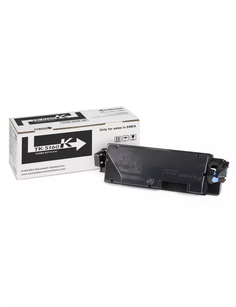 Toner Originale Kyocera TK-5160K 1T02NT0NL0 (Nero 16000 pagine)